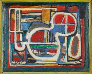 Maurice Estève - Figure au chandelier