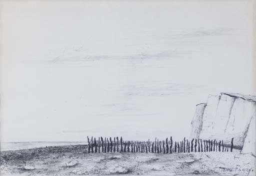 Maurice Fleury - Marée basse à Pourville