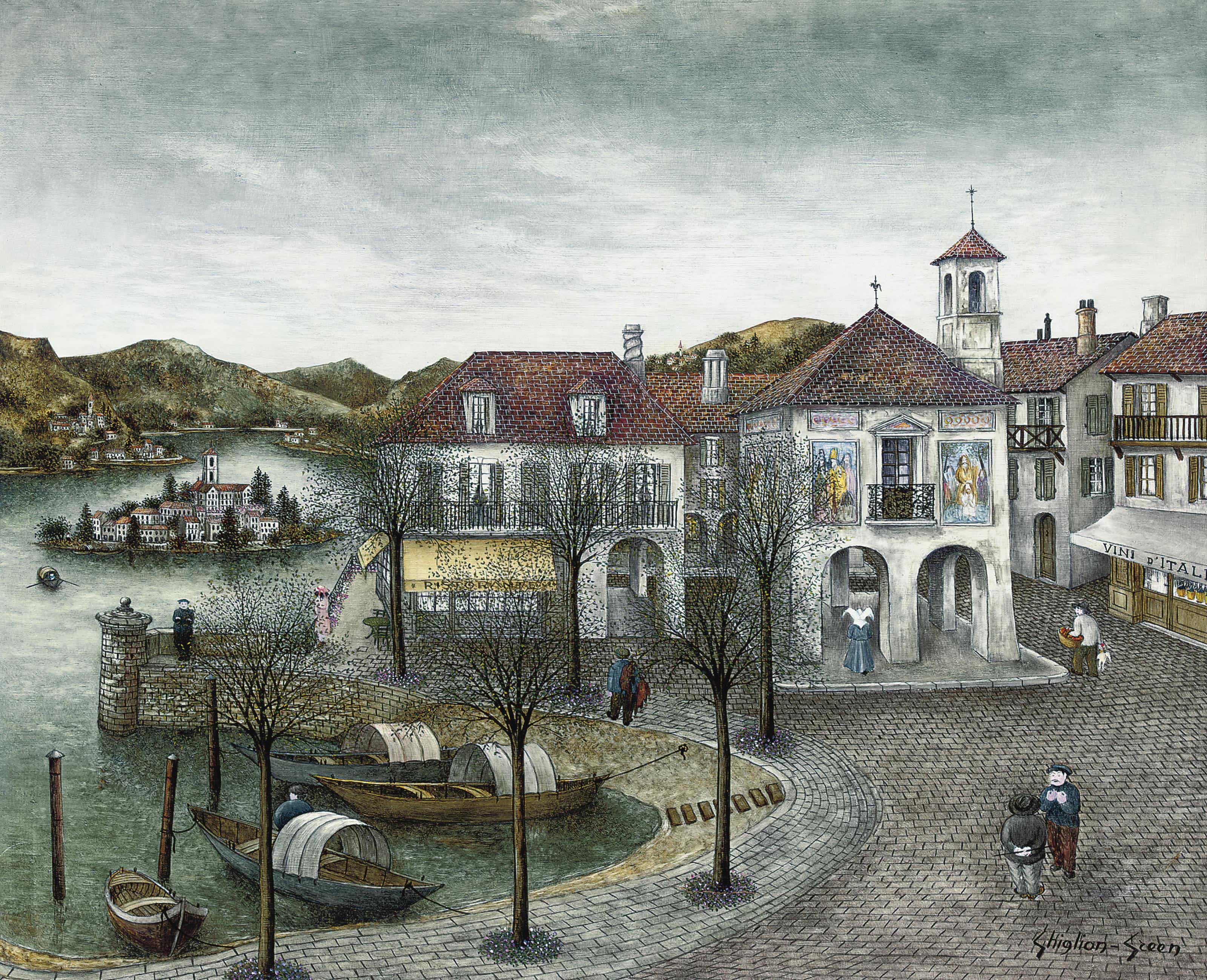 Maurice Ghiglion-Green - Le Lac D\'Orta