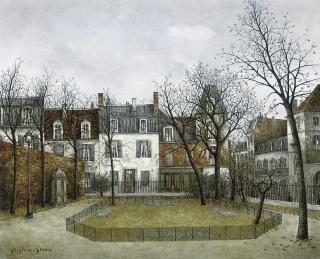 Maurice Ghiglion-Green - Le Square Léopold-Achille, Paris