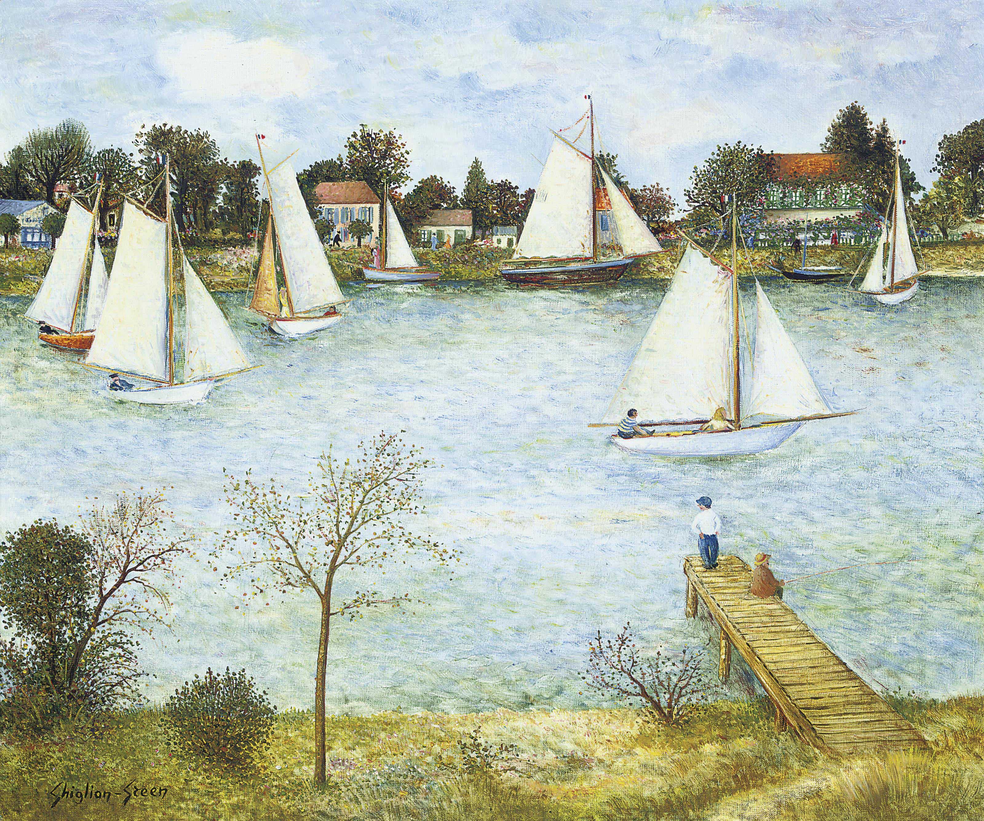 Maurice Ghiglion-Green - Les Petits Voiliers