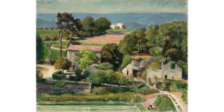 Maurice Grosser - Farm with Grotto: Bonnieux