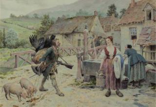 Maurice Leloir - A Poacher Peddling His Ill-Gotten Gains