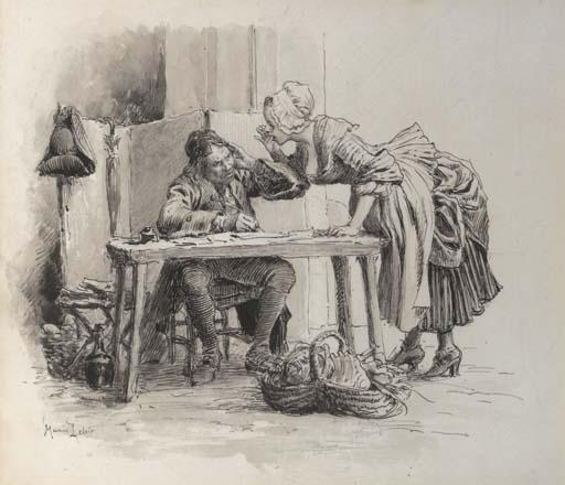 Maurice Leloir - At the notary\'s