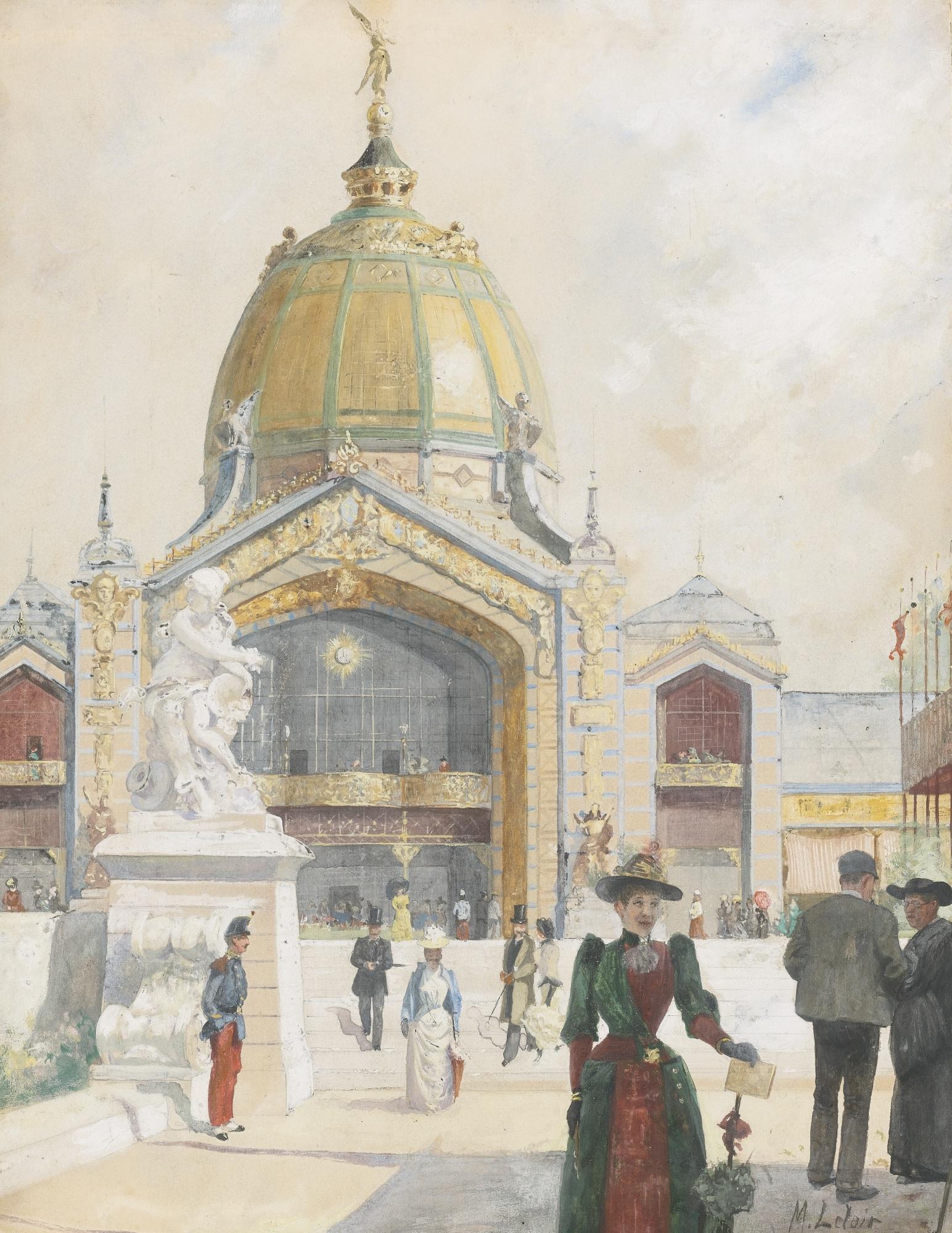 Maurice Leloir - The 1900 World\'S Fair Exhibition On The Champ De Mars