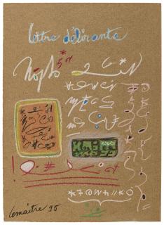 Maurice Lemaître - Lettre délirante