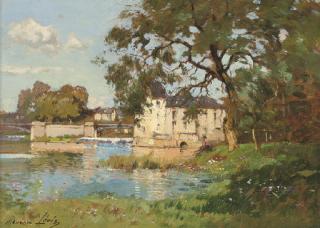 Maurice Levis - A chateau on the Loire