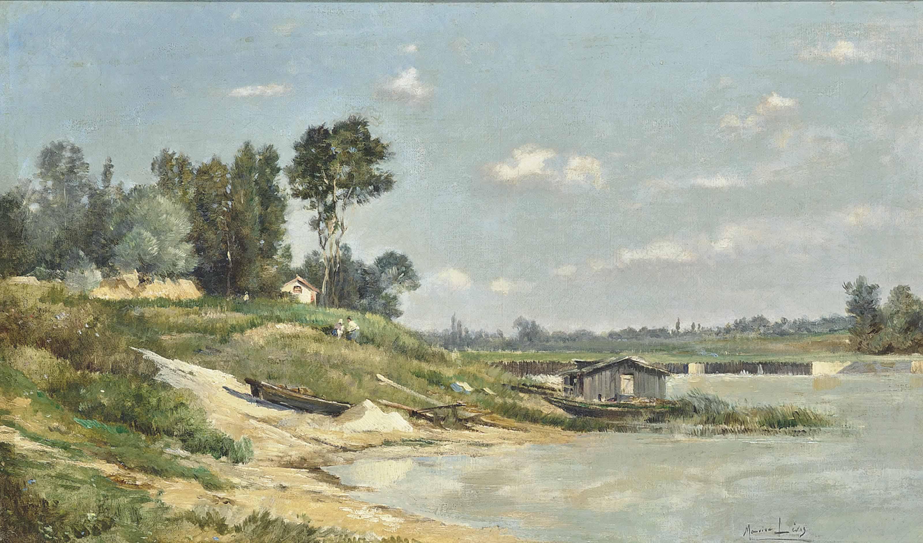 Maurice Levis - A river landscape