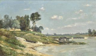 Maurice Levis - A river landscape