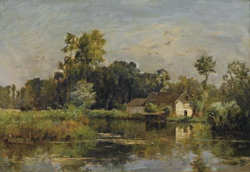 Maurice Levis - Ferme Au Bord D\'Une Rivière