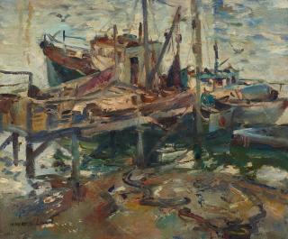 Maurice Logan - Shrimp Boats