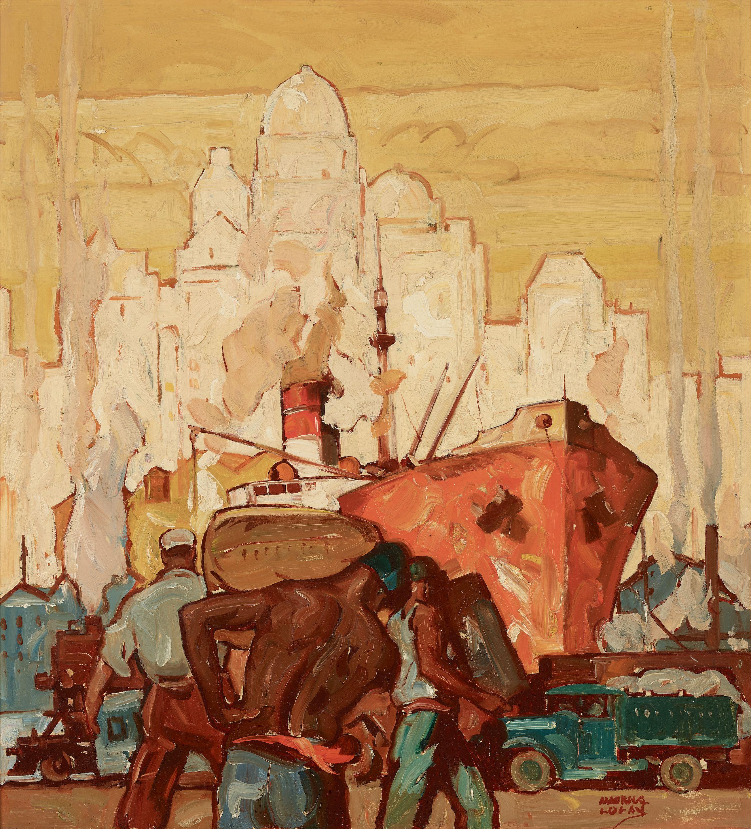 Maurice Logan - Workers At The Dock