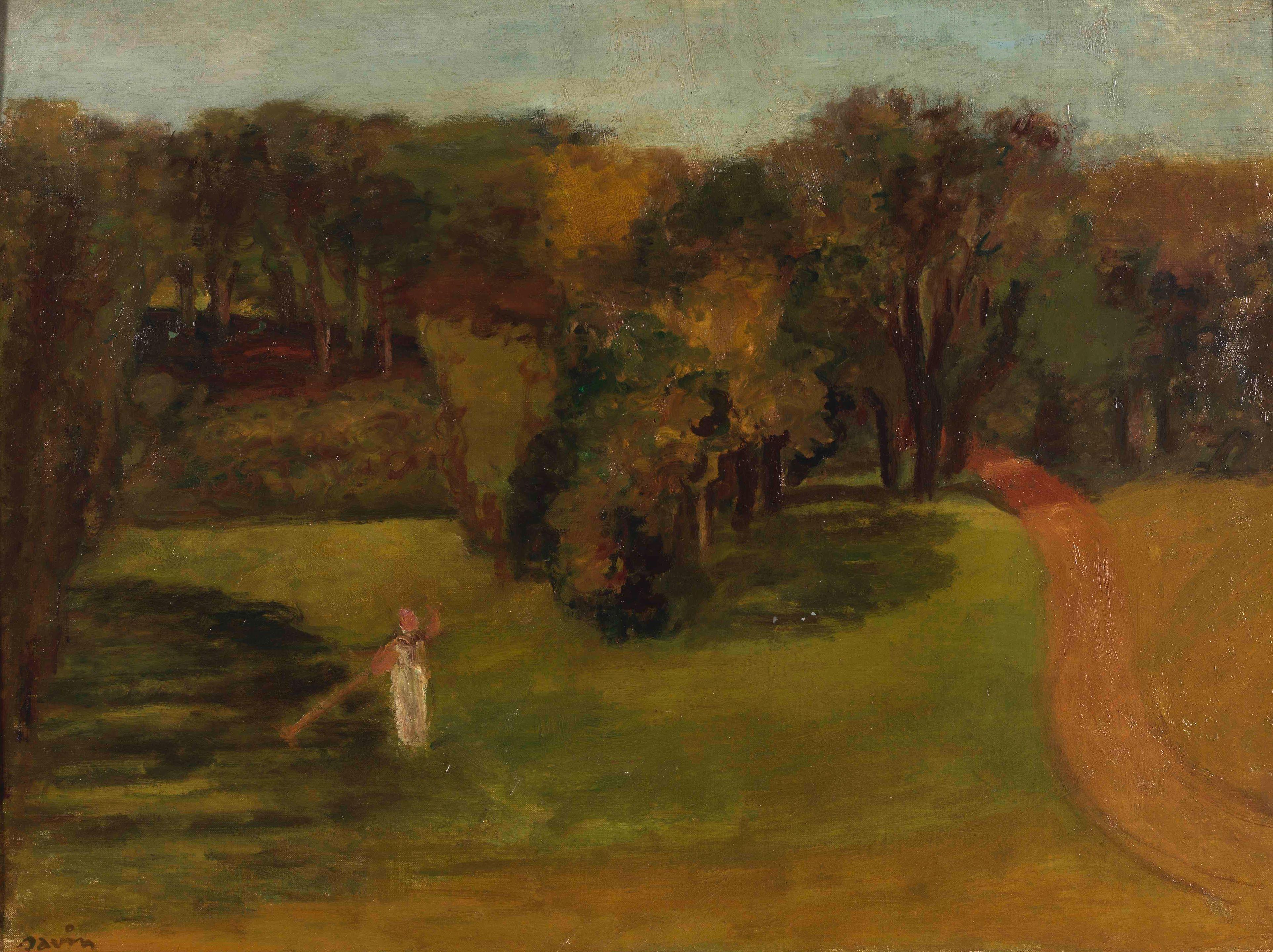 Maurice Louis Savin - La faneuse (Normandie)