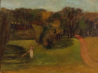 Maurice Louis Savin - La faneuse (Normandie)