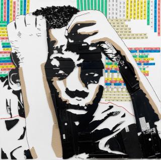 Maurice Mbikayi - Untitled (framed)