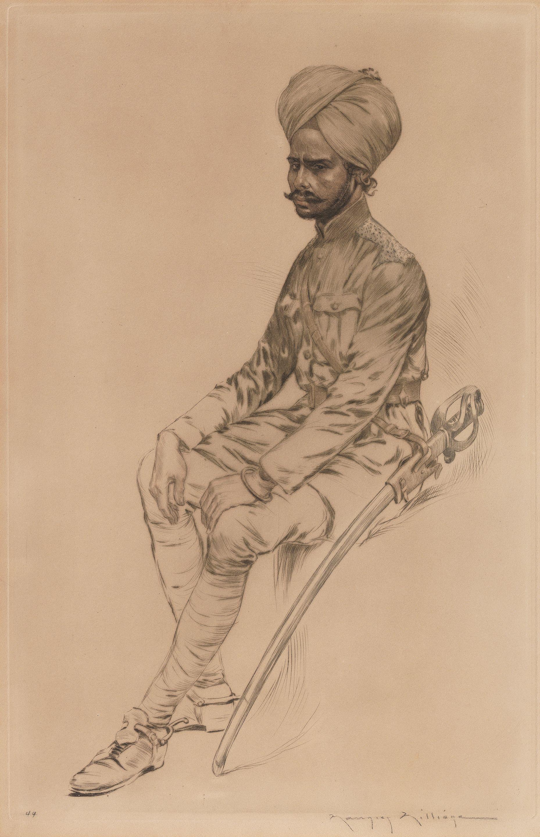 Maurice Millière - A Sikh officer of the First World War