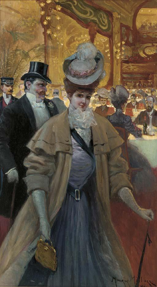 Maurice Millière - Au restaurant