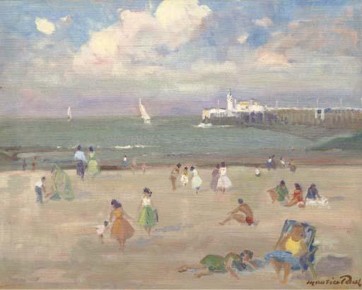 Maurice Paul - The Beach At Oostende