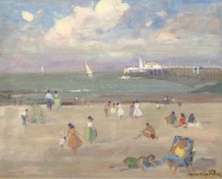 Maurice Paul - The Beach At Oostende
