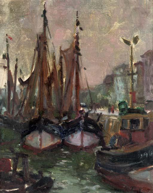 Maurice Paul - Vessels in the harbour
