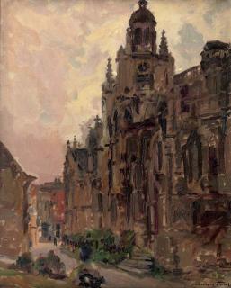 Maurice Paul - View of a church