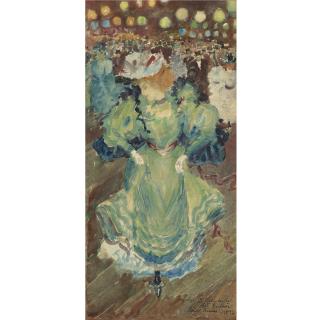 Maurice Prendergast - Bal Bullier, Latin Quarter