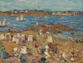 Maurice Prendergast - Study of Malo: The Border of the Sea