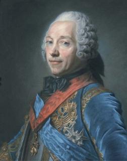 Maurice-Quentin De La Tour - Portrait of Charles-Louis-Auguste Fouquet (1684-1761), Maréchal de France and Duc de Belle-Isle, half-length