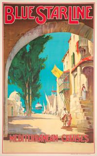 Maurice Randall - Blue Star Line. Mediterranean Cruises