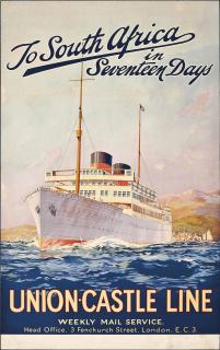 Maurice Randall - South Africa For Sunshine, Union-Castle Line