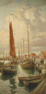 Maurice Randall - Volendam harbour