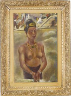 Maurice Sterne - Balinese woman praying