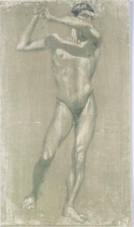 Maurice Sterne - Man Thrashing; and two companion drawings