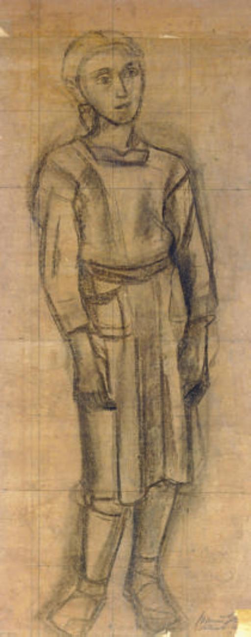 Maurice Sterne - Reclining girl; and two companion drawings