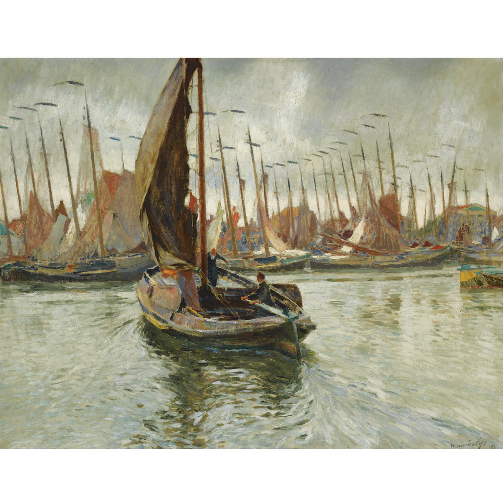 Maurice Sys - A Saturday In Volendam Harbour