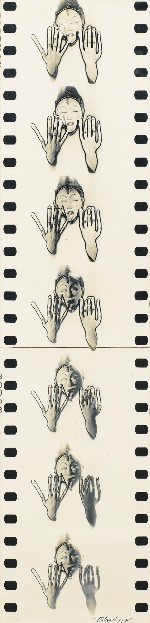 Maurice Tabard - Punu Mask, Solarised Film, 1936