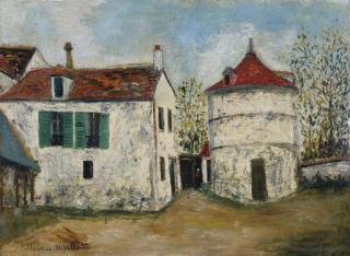 Maurice Utrillo - Ancien domaine de Gabrielle d\'Estrées à Bezons (Val d\'Oise)
