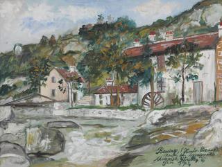 Maurice Utrillo - Bessines (Haute-Vienne), Moulin de Lavaugrasse