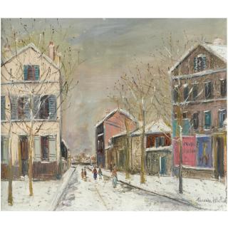 Maurice Utrillo - Bourg-La-Reine Sous La Neige