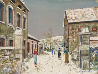 Maurice Utrillo - Bourganeuf (Creuse), Ferme-laiterie de la Voie-Dieu