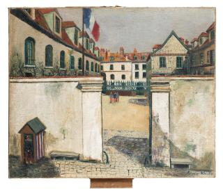 Maurice Utrillo - Caserne à Soissons