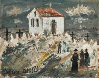 Maurice Utrillo - Chapelle En Bretagne