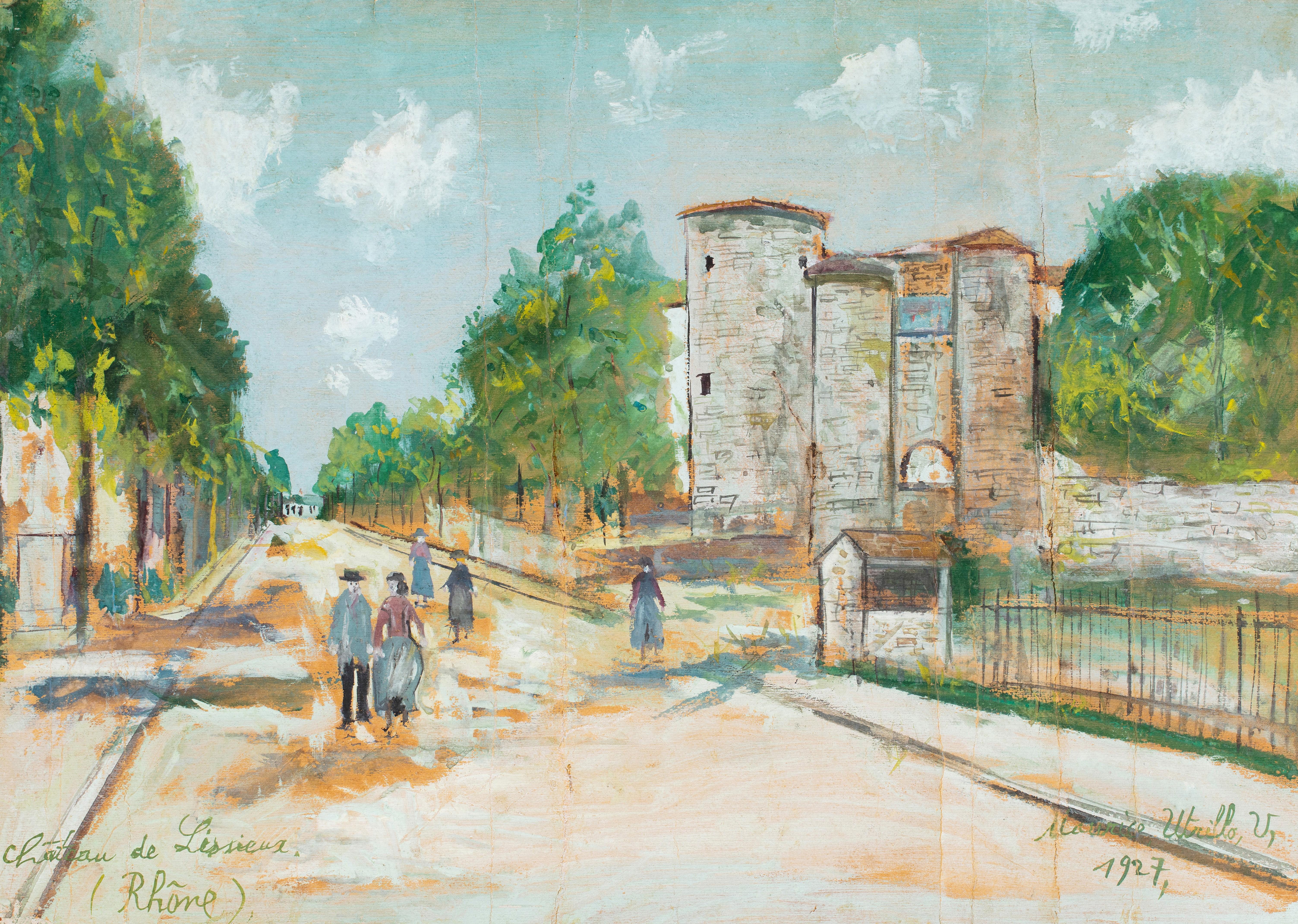 Maurice Utrillo - Châteaux de Lissieux (Rhône)