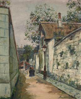 Maurice Utrillo - Chaumière de Henri IV, rue Saint Vincent, Montmartre