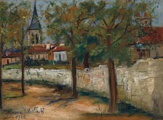 Maurice Utrillo - Eglise de campagne