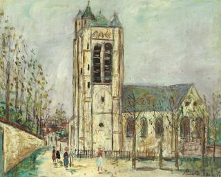 Maurice Utrillo - Eglise de la Ferté-Milon (Aisne)