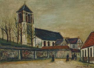Maurice Utrillo - Eglise De Miraumont (Somme)