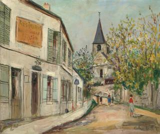 Maurice Utrillo - Église des Vaux-de-Cernay