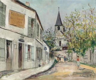 Maurice Utrillo - Eglise des Vaux-de-Cernay