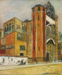 Maurice Utrillo - Église Saint-Jean-De-Montmartre, Rue Des Abbesses, Paris